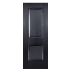 Arnhem 2 Panel 1981mm x 762mm Fire Proof Internal Door In Black