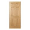 Regency 6 Panels 1981mm x 686mm Fire Proof Internal Door In Oak