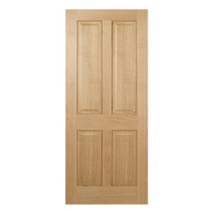 Regent 4 Panels 1981mm x 762mm Internal Door In Oak