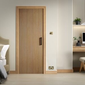 Brishbane 1981mm X 610mm Pre Finished Internal Door In Oak