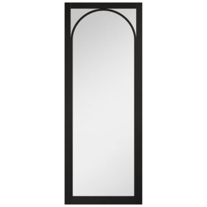 Melrose 1981mm X 686mm Clear Glass Internal Door In Black Frame