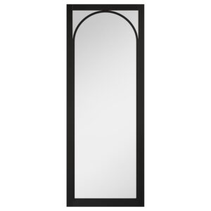 Melrose 1981mm X 762mm Clear Glass Internal Door In Black Frame