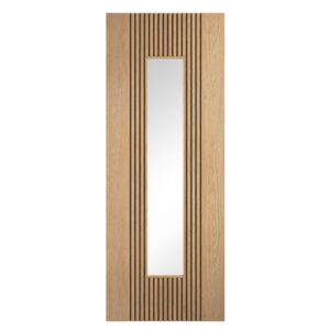 Sydney 1981mm X 686mm Wooden Clear Glazed Internal Door In Oak