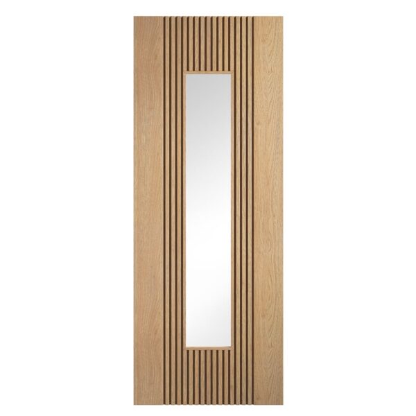 Sydney 1981mm X 838mm Wooden Clear Glazed Internal Door In Oak